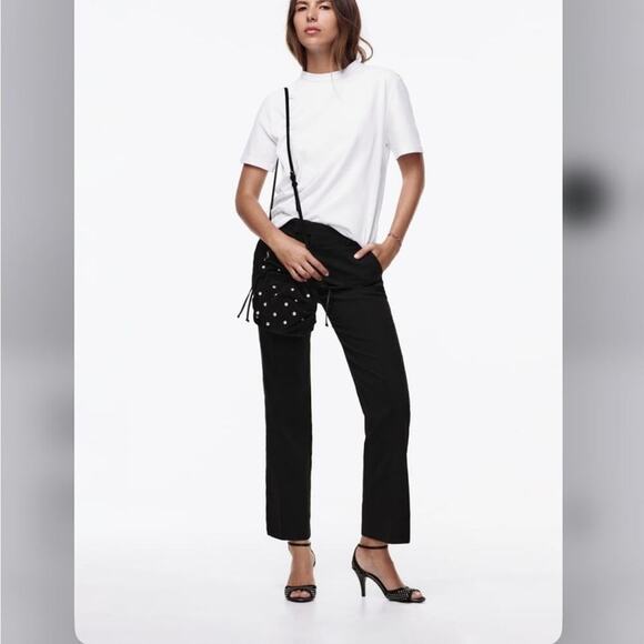 Zara Black RHINESTONE HEELED SANDALS LIMITED EDITION - Picture 6 of 13